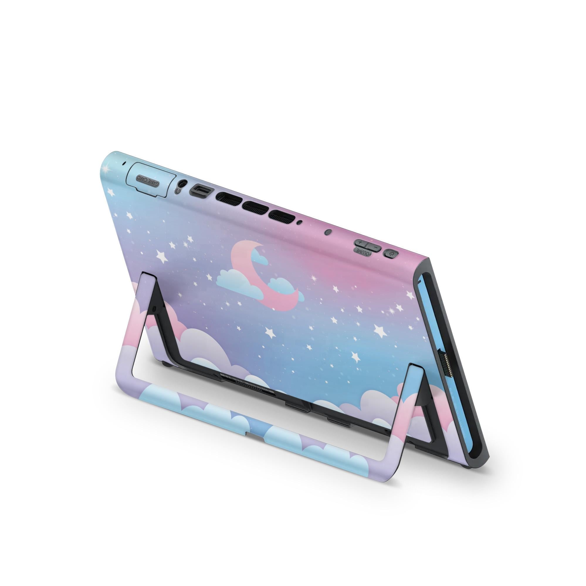 Pastel Clouds Moon & Stars Nintendo Switch 2 Skin Wrap 3M Vinyl Full Cover - Tackydesign