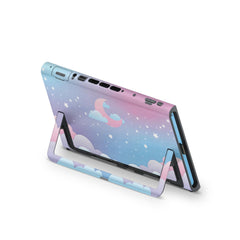Pastel Clouds Moon & Stars Nintendo Switch 2 Skin Wrap 3M Vinyl Full Cover - Tackydesign