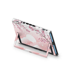 Pink Sakura Cherry Blossom Nintendo Switch 2 skin, Japanese 3M Vinyl Full Wrap Cover - Tackydesign