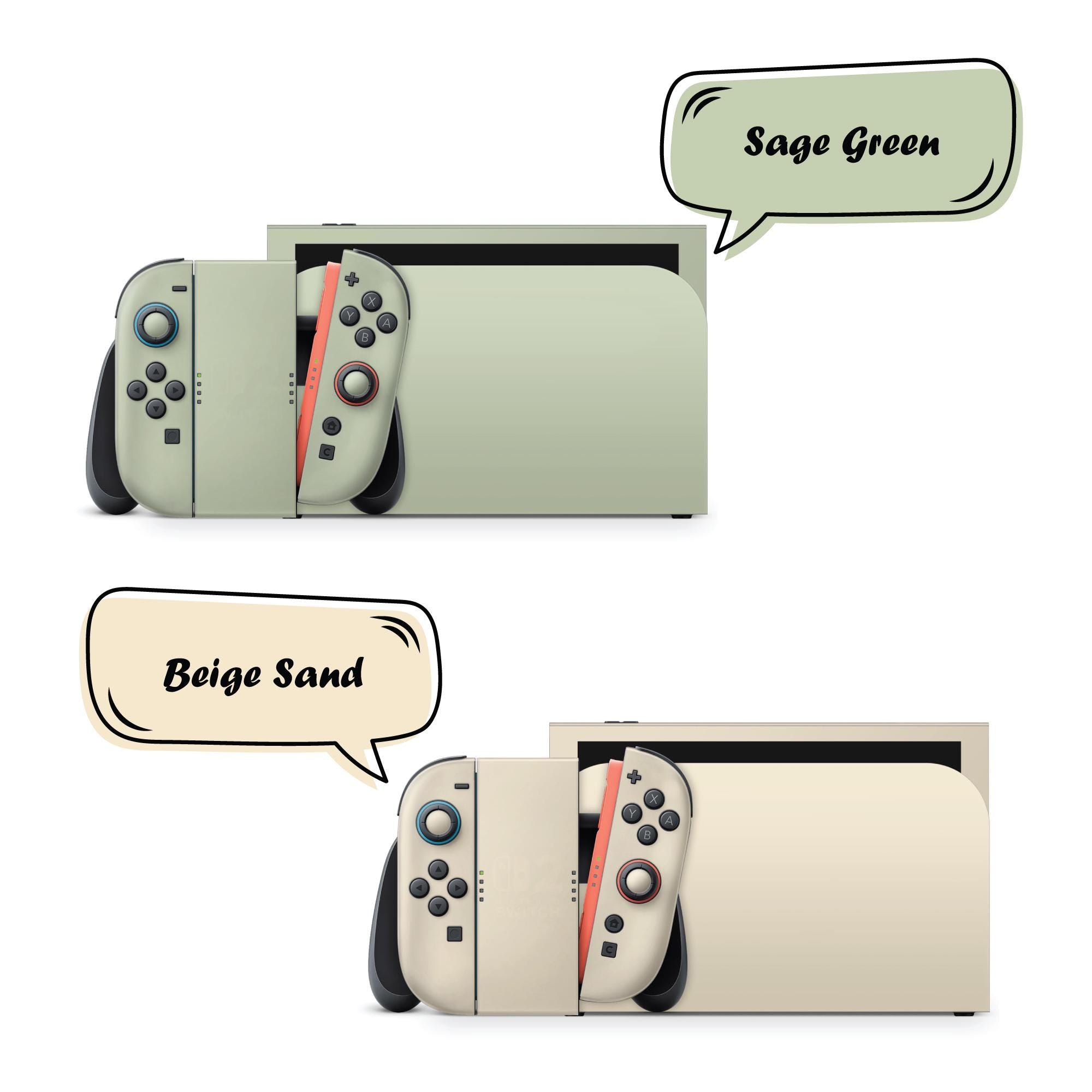Solid Color Nintendo Switch 2 Skin | Premium 3M Vinyl FullWrap Decal C ...