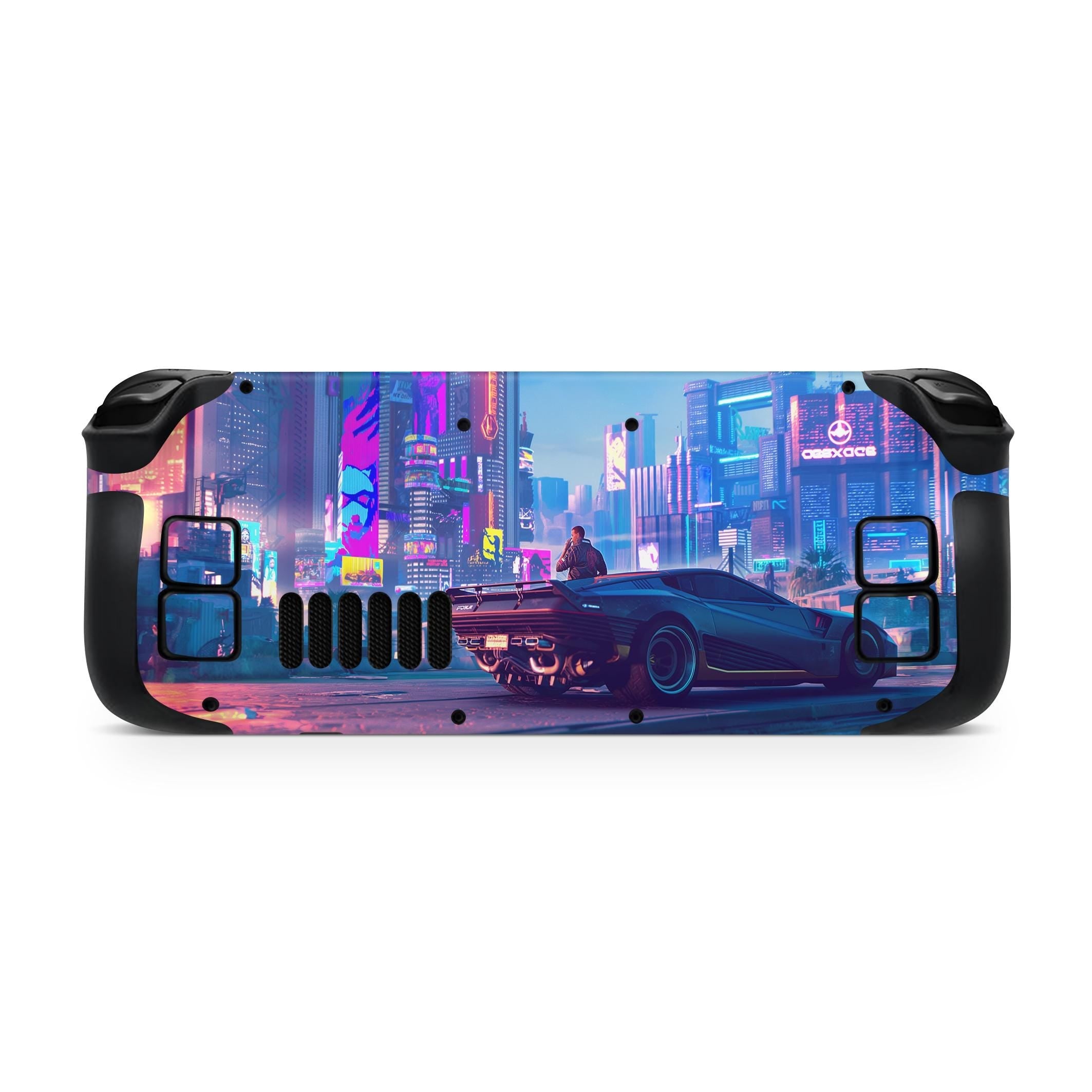 Streetart Steam Deck Skin Steam Deck OLED Skin & LCD, Kawaii Vibrant Neon, Full Wrap 3M Vinyl Cover - Tackydesign