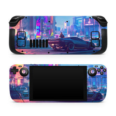 Streetart Steam Deck Skin Steam Deck OLED Skin & LCD, Kawaii Vibrant Neon, Full Wrap 3M Vinyl Cover - Tackydesign