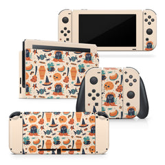 TACKY DESIGN Halloween Nintendo Switch Skin Wrap | Beuie 3M Vinyl Full Cover Decal Stickers - Tackydesign