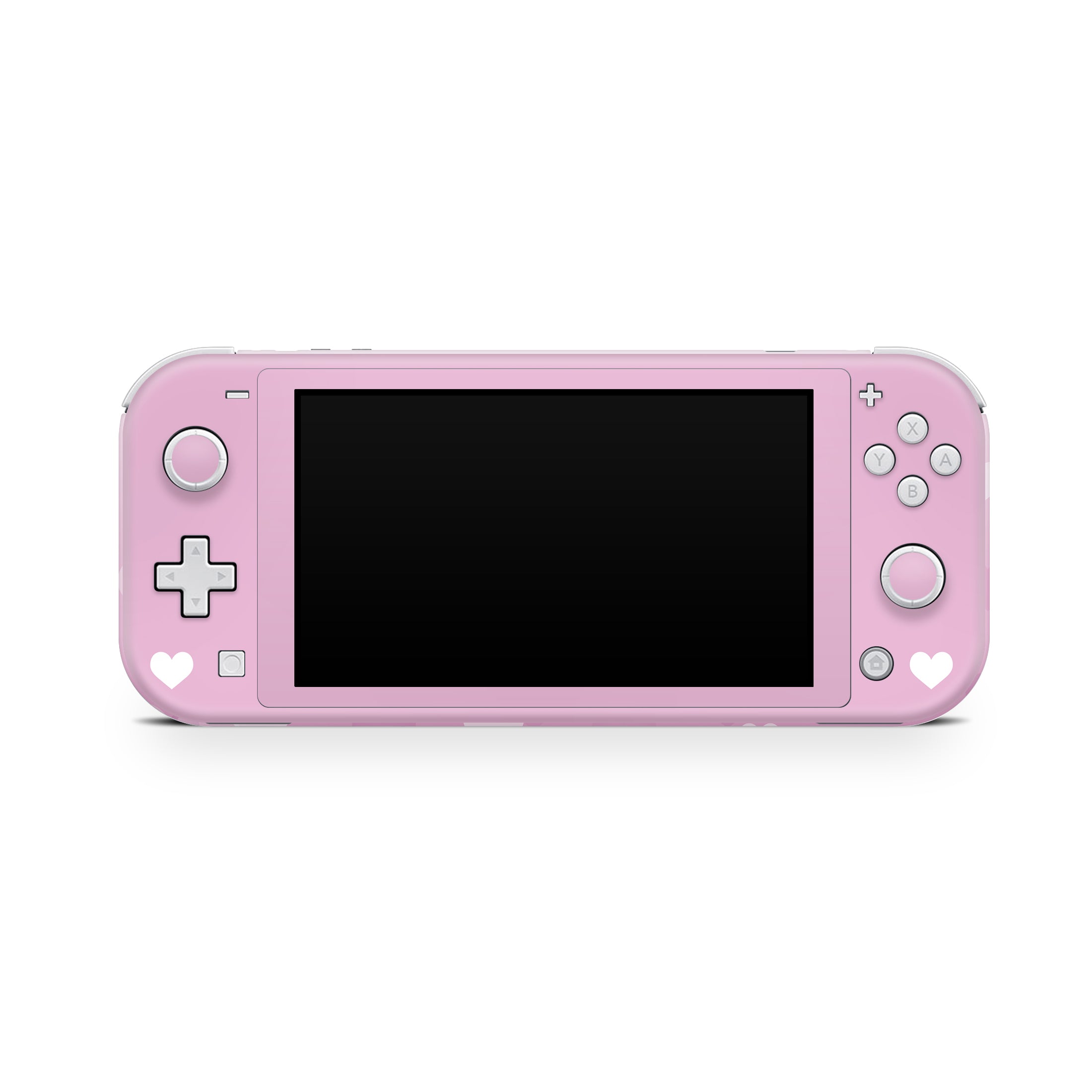 TACKY DESIGN Nintendo Switch Lite Skin Wrap | Pastel Pink Heart 3M Vinyl Full Cover - Tackydesign