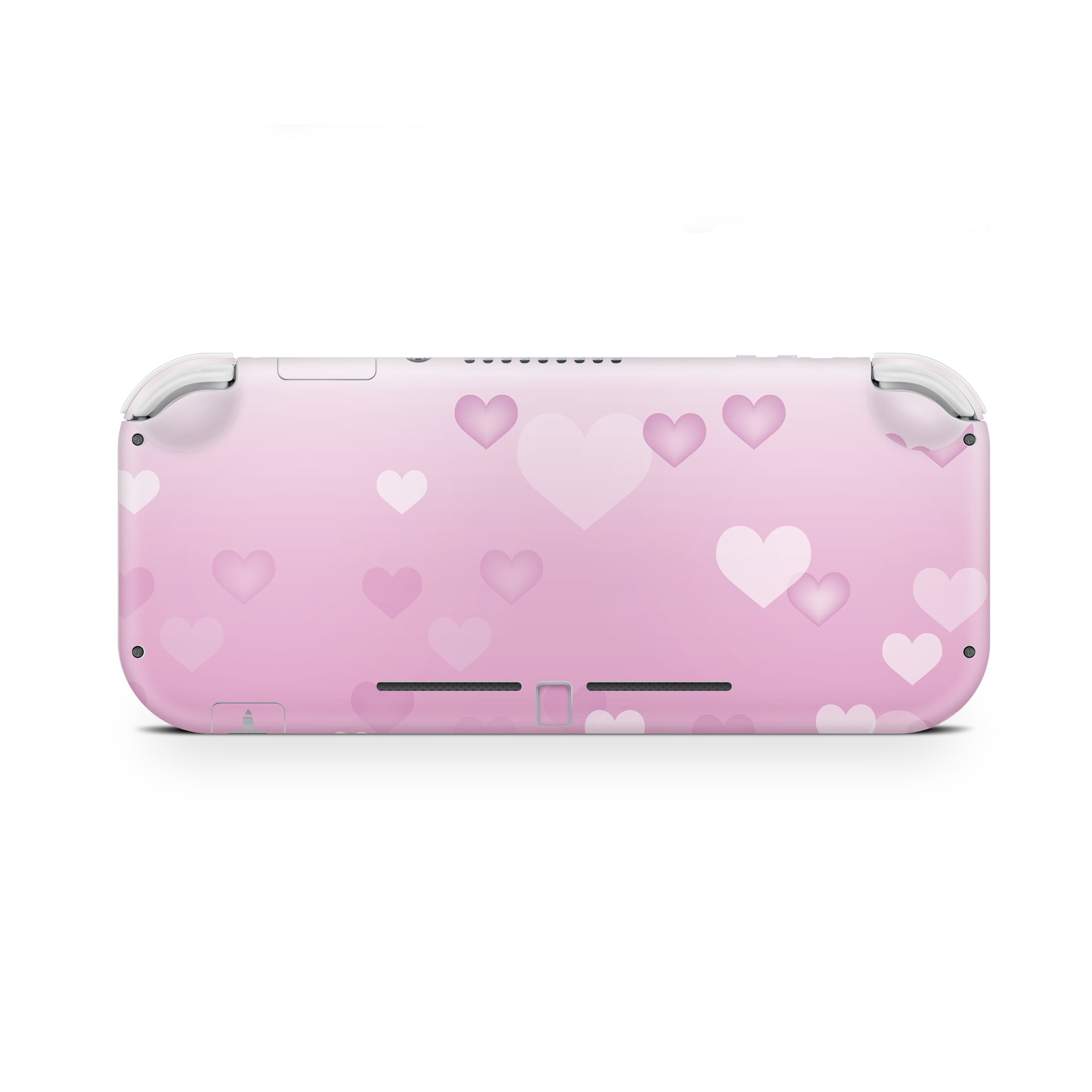 TACKY DESIGN Nintendo Switch Lite Skin Wrap | Pastel Pink Heart 3M Vinyl Full Cover - Tackydesign