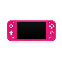 TACKY DESIGN Nintendo Switch Lite Skin Wrap | Pastel Pink Solid Color 3M Vinyl Full Cover - Tackydesign