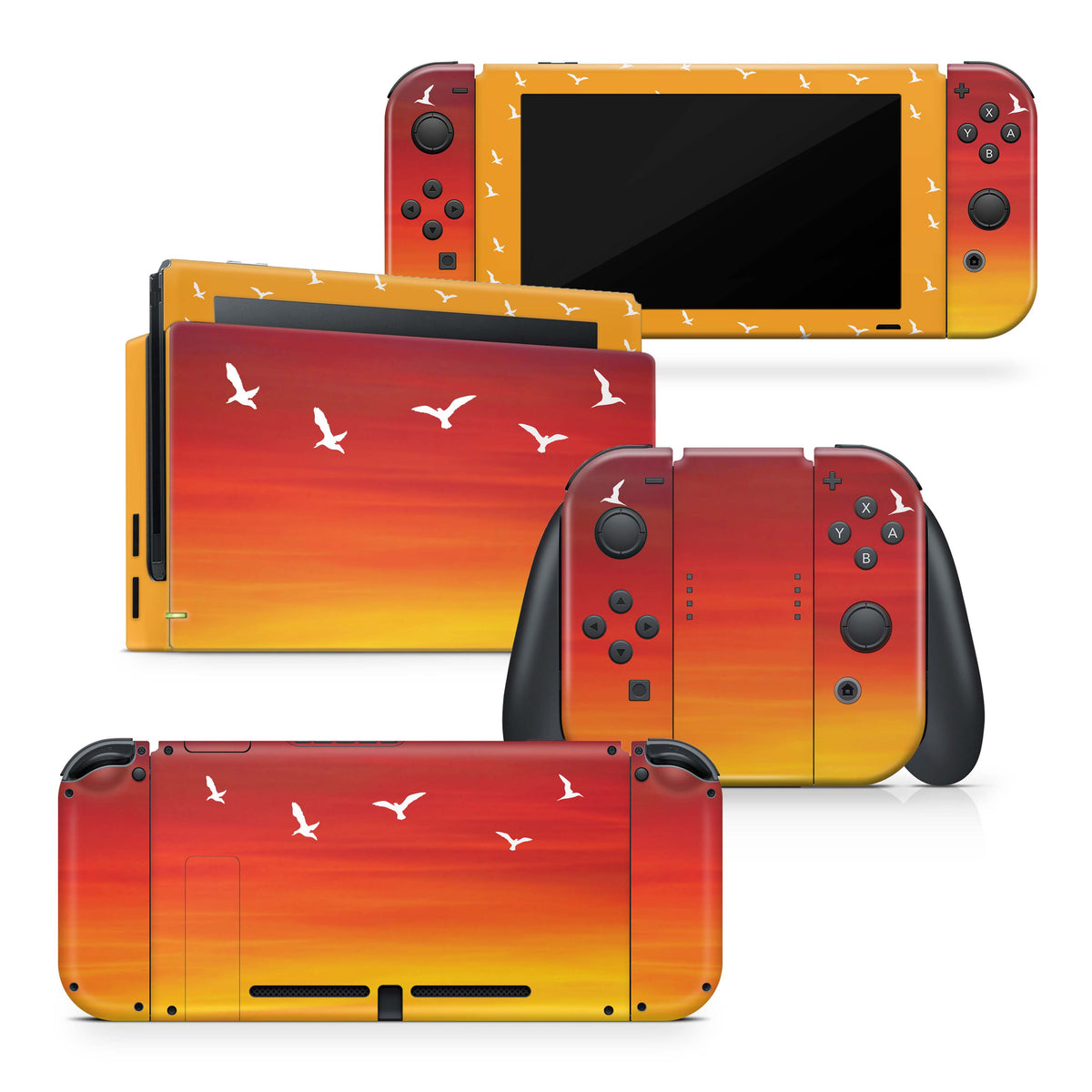 TACKY DESIGN Sunset Nintendo Switch Skin Wrap | 3M Vinyl Full Cover - Tackydesign