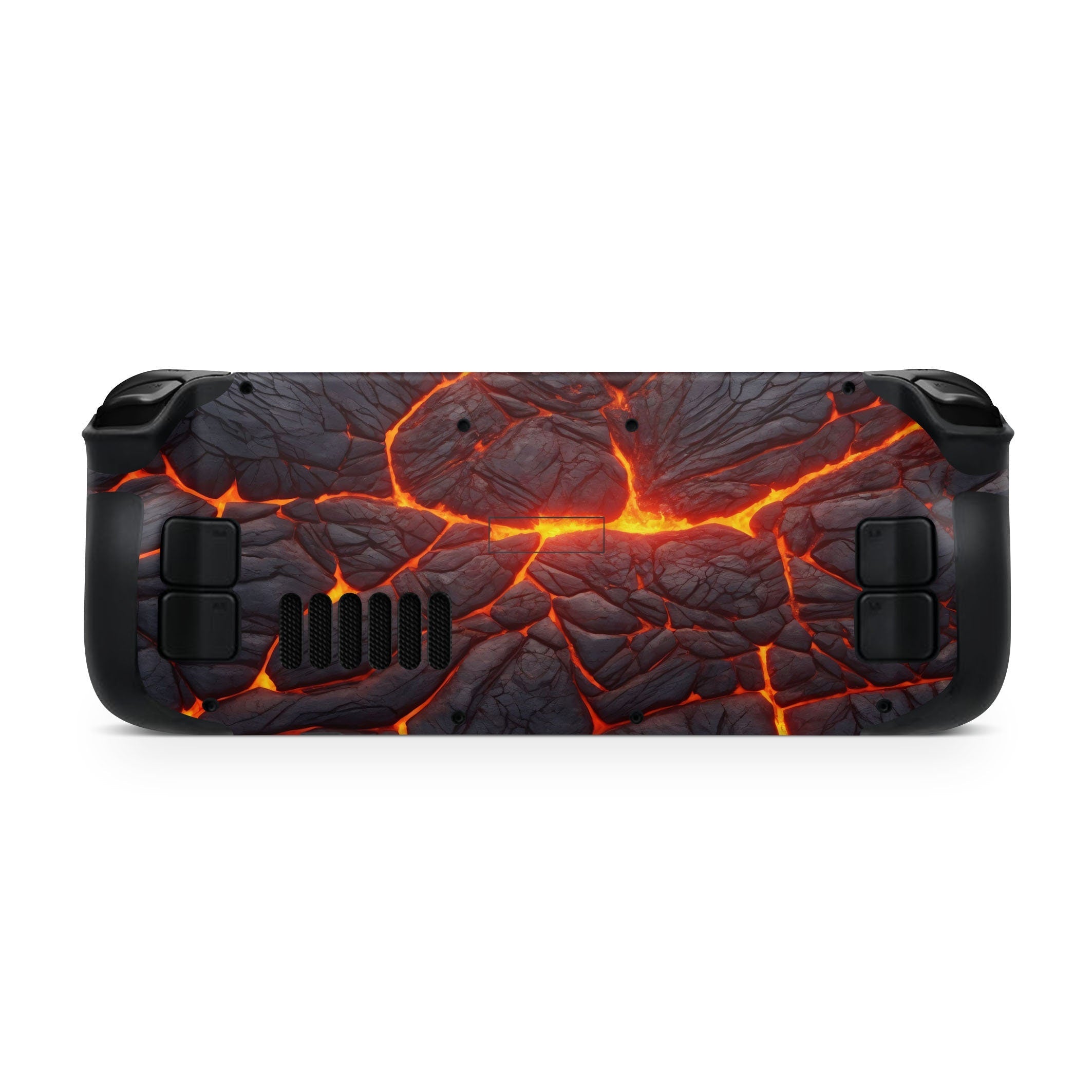 Volcano Steam Deck skin, Orange Color Lava Skin Kawaii Steam Deck Decal Full Wrap cover Vinyl 3m Sticker - Tackydesign