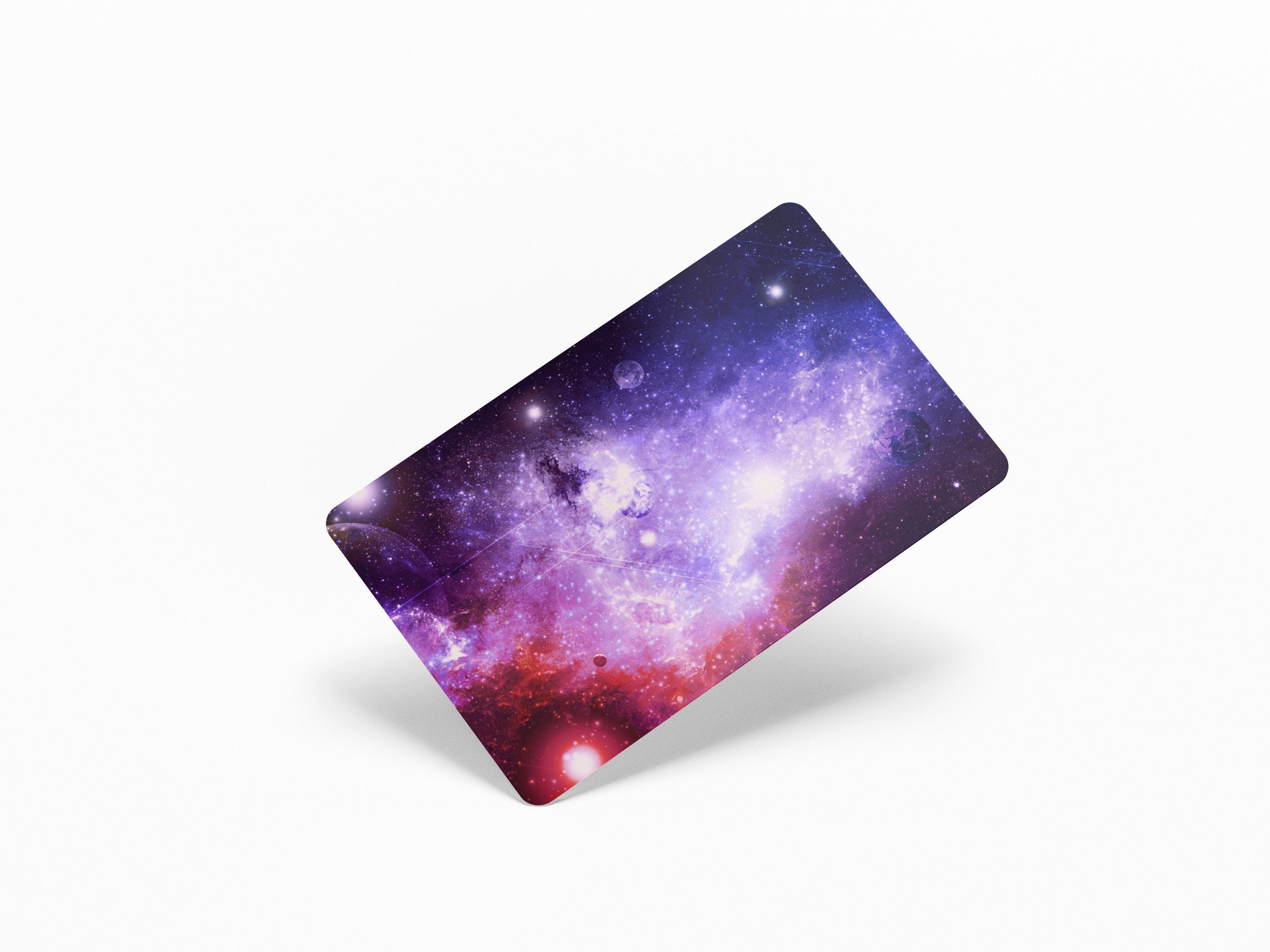 4PCS Credit Card Skin galaxy, Includes 4 variations for Debit Card Stickers 3M Vinyl Waterproof, Bubble - Free Installation, - Tackydesign