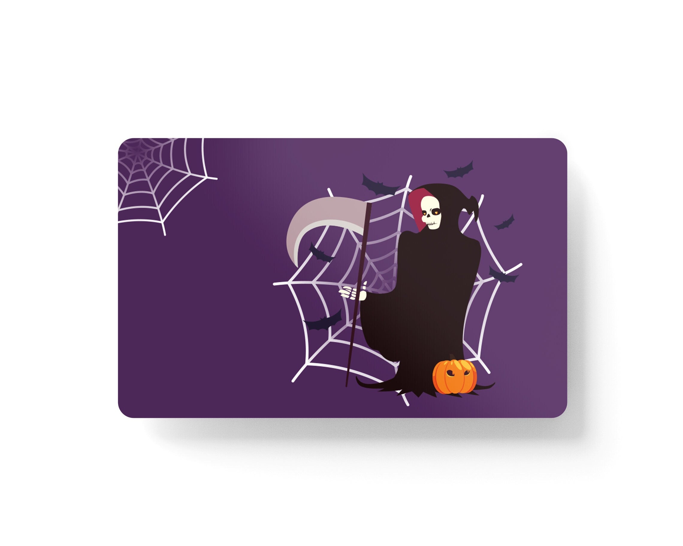 4PCS Credit Card Skin Halloween, Includes 4 variations for Debit Card Stickers 3M Vinyl Waterproof, Bubble - Free Installation, - Tackydesign