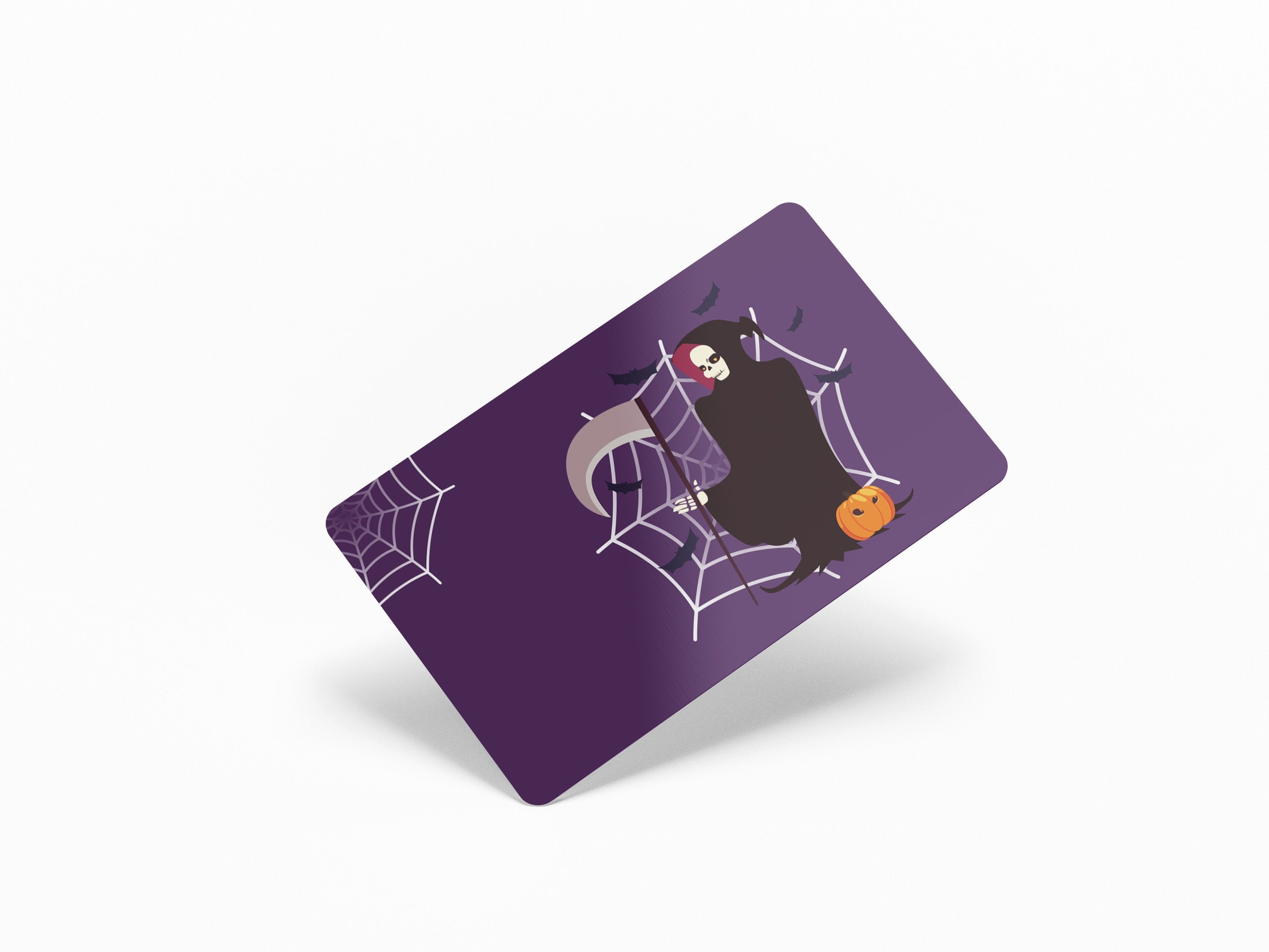 4PCS Credit Card Skin Halloween, Includes 4 variations for Debit Card Stickers 3M Vinyl Waterproof, Bubble - Free Installation, - Tackydesign