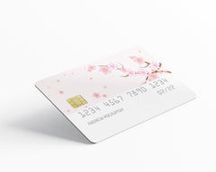 4PCS Credit Card Skin Sakura, Includes 4 variations, Debit Card Stickers cherry blossom 3M Vinyl Waterproof, Bubble - Free Installation, - Tackydesign