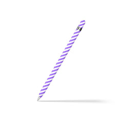 Apple Pencil skin striped Purple, Available for Gen 1 And Gen 2, High - Quality 3M Vinyl full wrap - Tackydesign