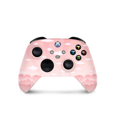 Clouds Xbox series x skin, Series s skin Peachy sky, Vinyl 3m stickers Full wrap cover - Tackydesign