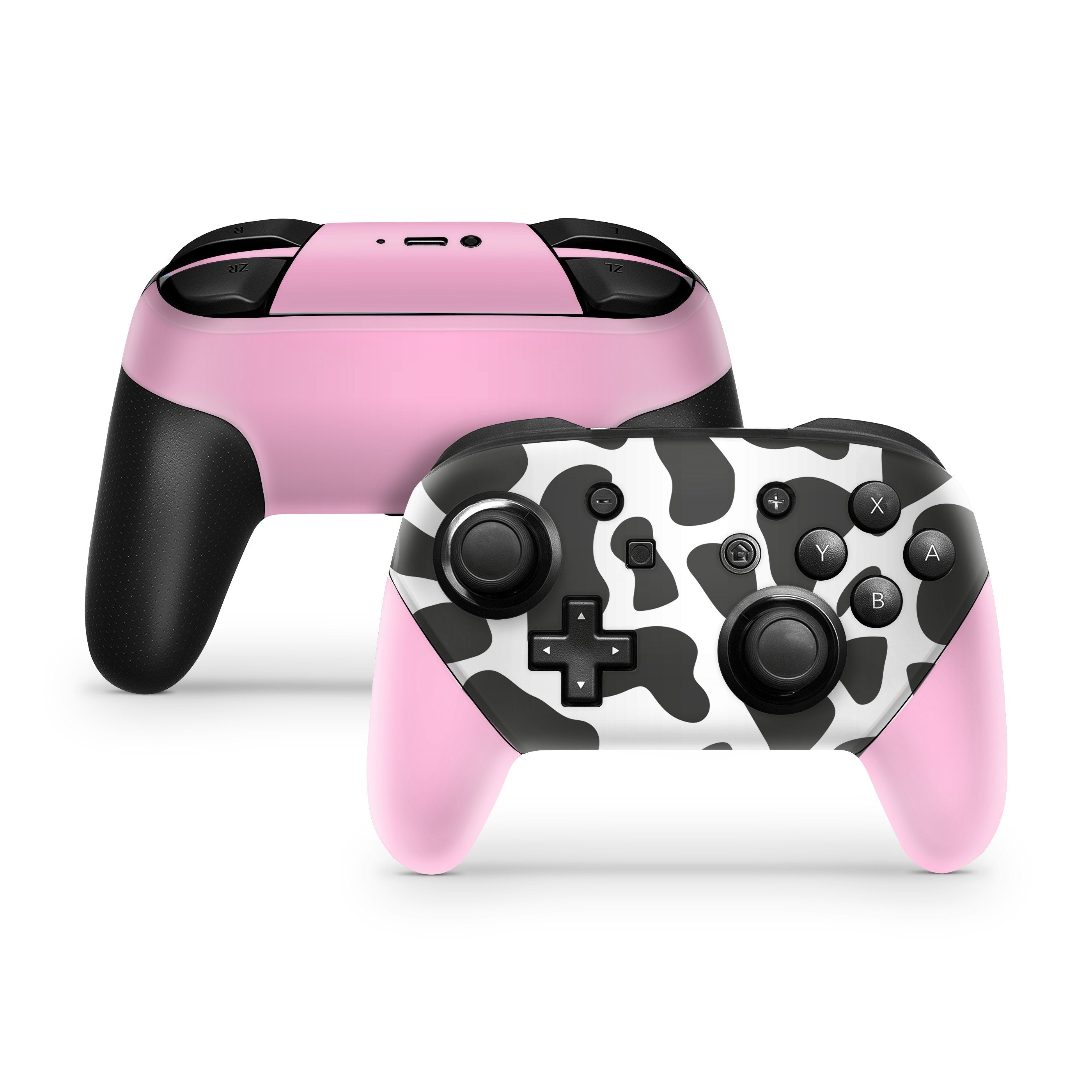 Cow Nintendo Switch Pro Controller Skin, Leopard pastel pro controller Full cover 3m - Tackydesign