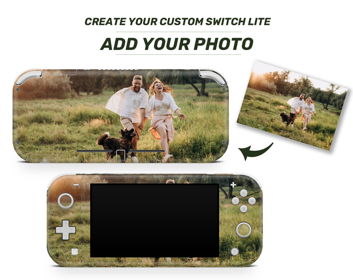 Custom image Nintendo switch Lite skin,Personalized switch lite skin Full cover 3m - Tackydesign