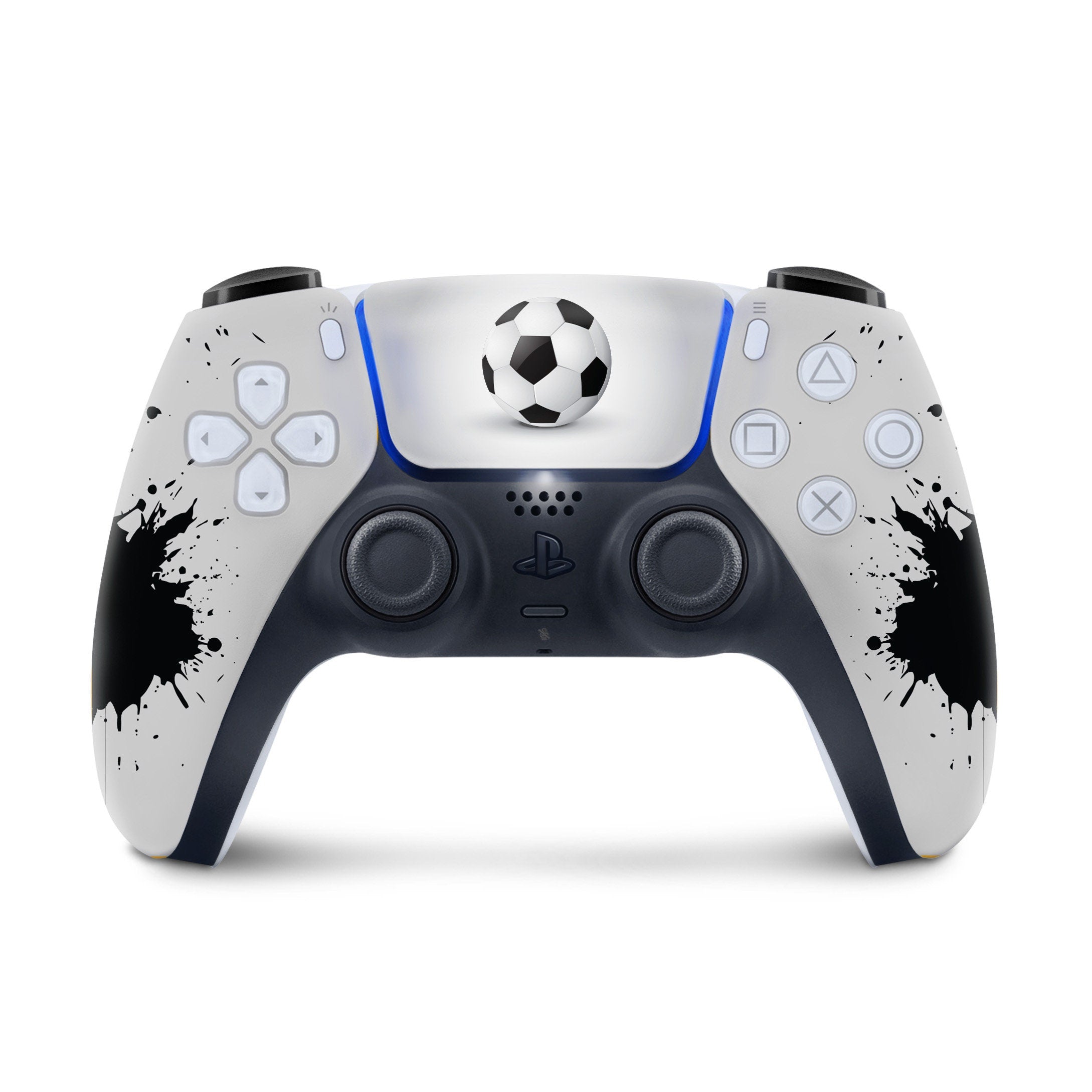 Football Ps5 skin, Playstation 5 controller skin Soccer ,Vinyl 3m stickers Full wrap cover - Tackydesign