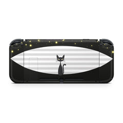 nintendo switches skin, Black Cat Switch skin, Pet switch skin Full wrap 3m