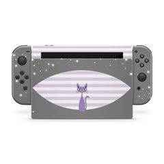 nintendo switches skin, Purple Cat Switch skin, Pet switch cover Full wrap 3m