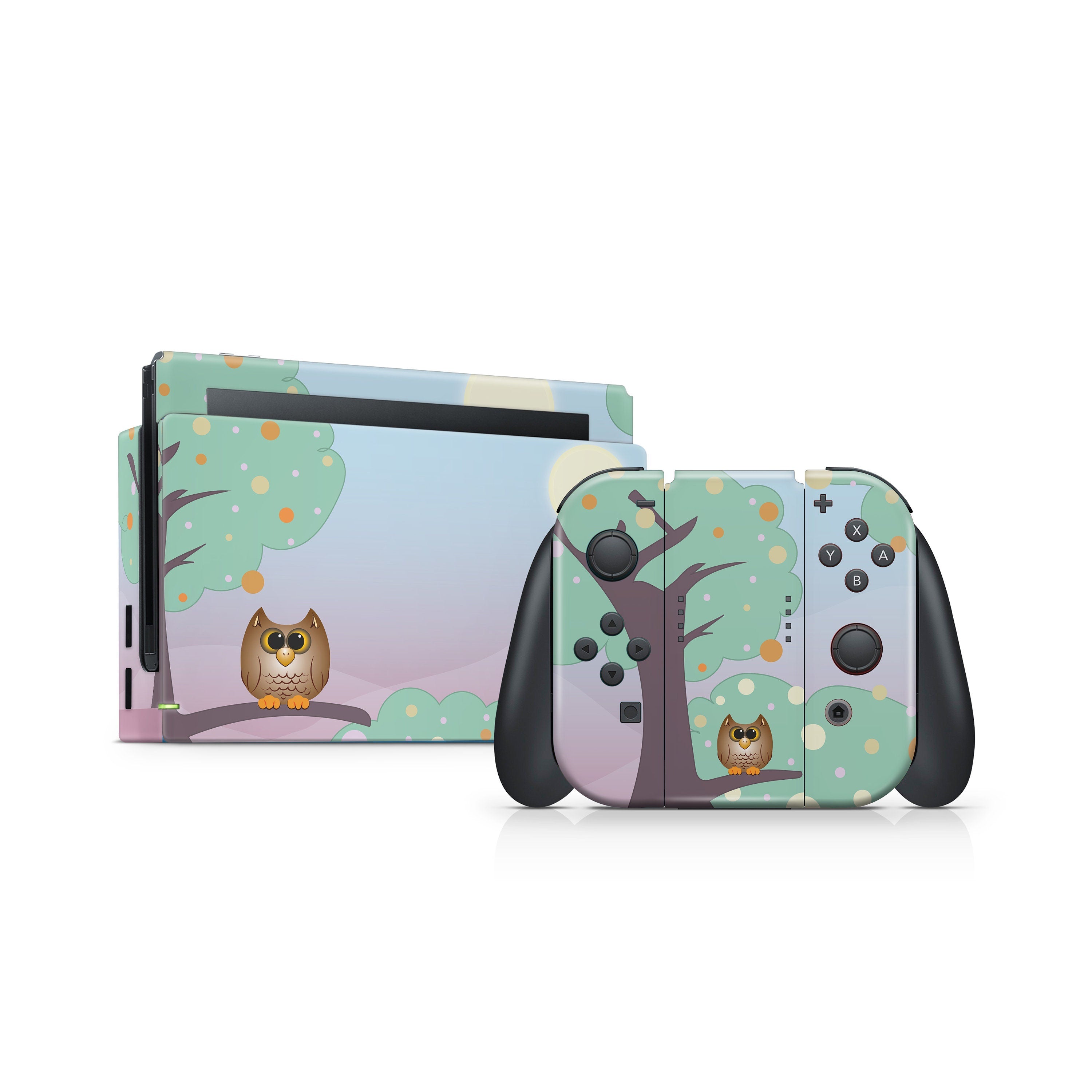 nintendo switches skin, owl skin,owl switch skin skin Full wrap 3m