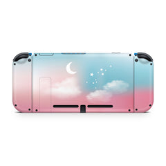 nintendo switches skin, Pastel Clouds Starry Sky switch skin Full wrap 3m