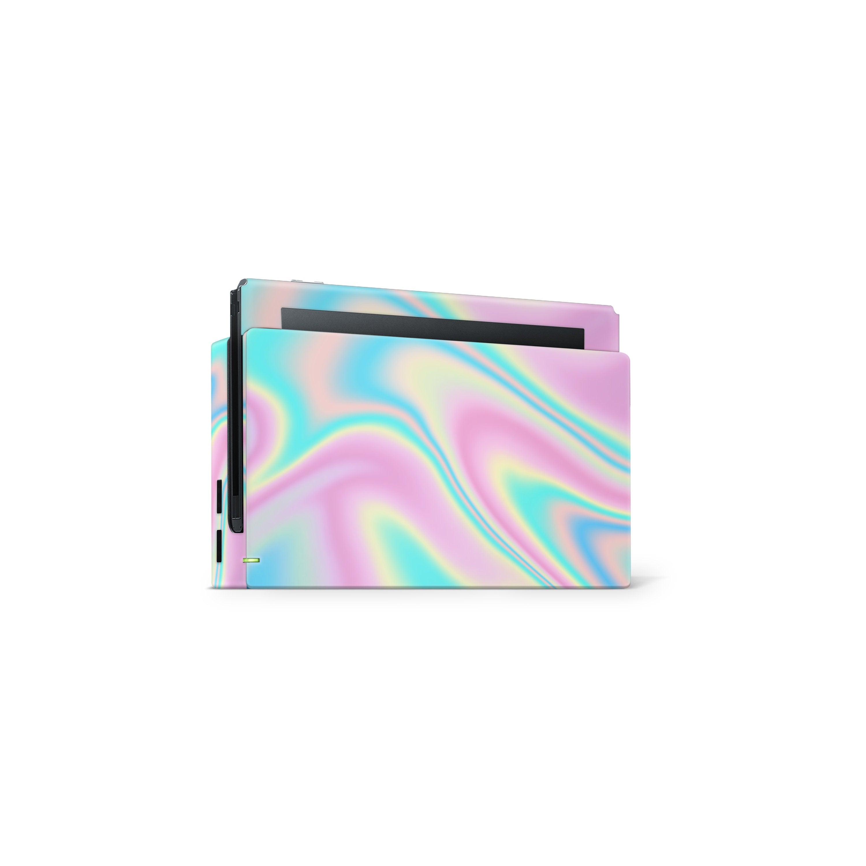 nintendo switches skin, Opal Iridescent Swirl Pattern, Full wrap 3m