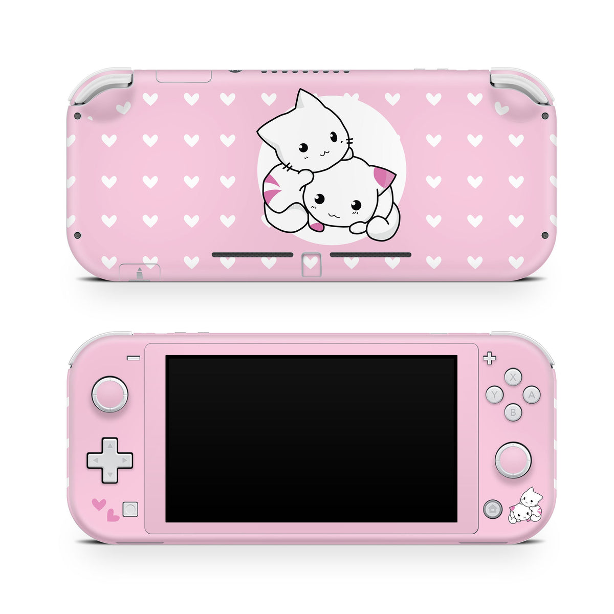 Nintendo switch lite skin Pink, Cat Switches lite skin, Full wrap 3m