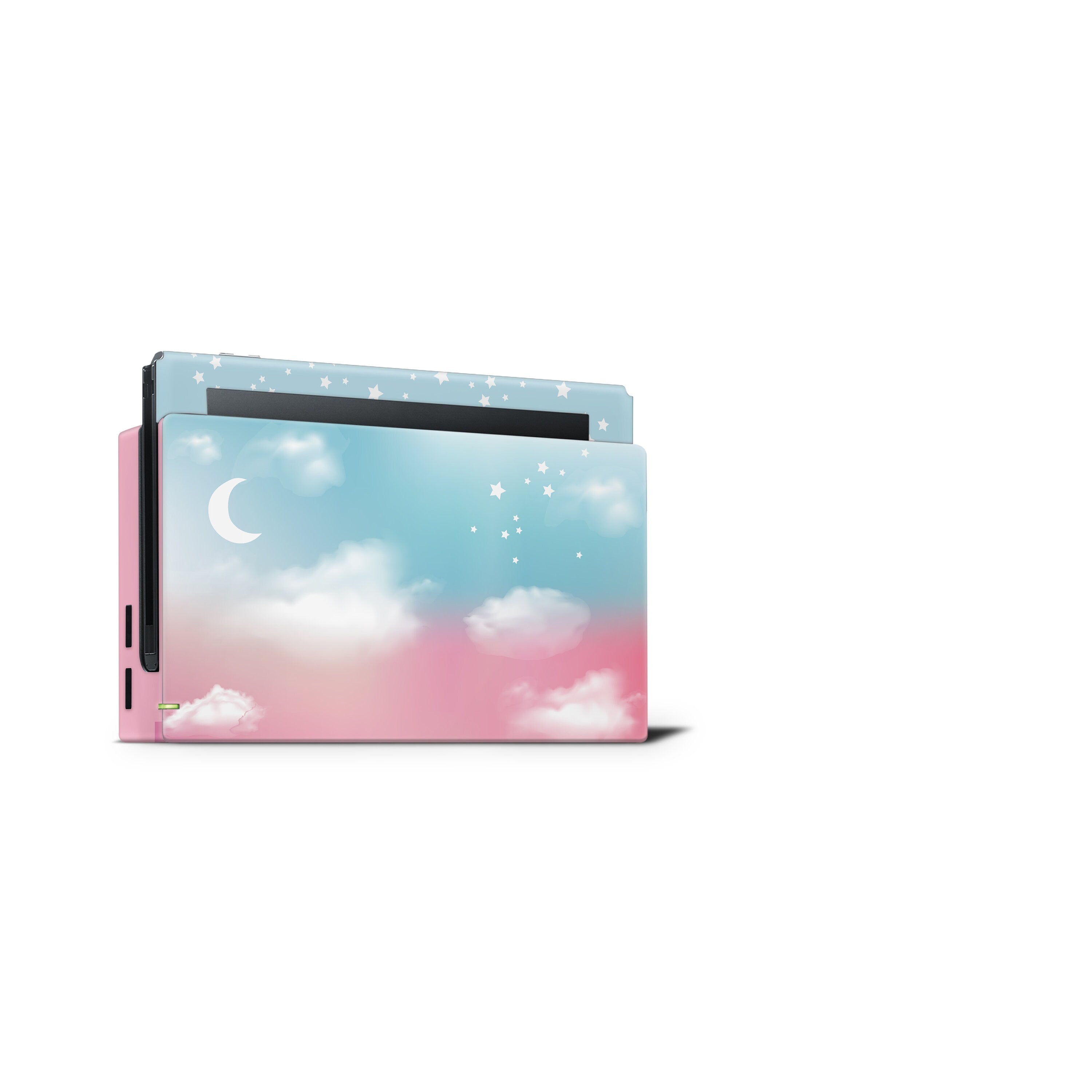 nintendo switches skin, Pastel Clouds Starry Sky switch skin Full wrap 3m