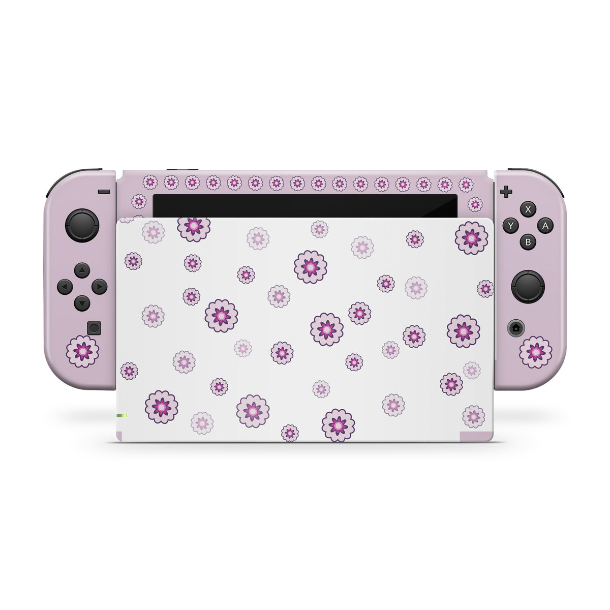 nintendo switches skin flowers, purple pastel switch skin Full wrap 3m