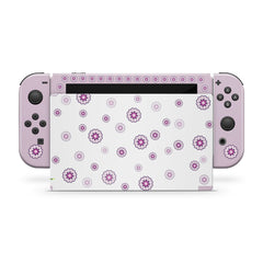 nintendo switches skin flowers, purple pastel switch skin Full wrap 3m