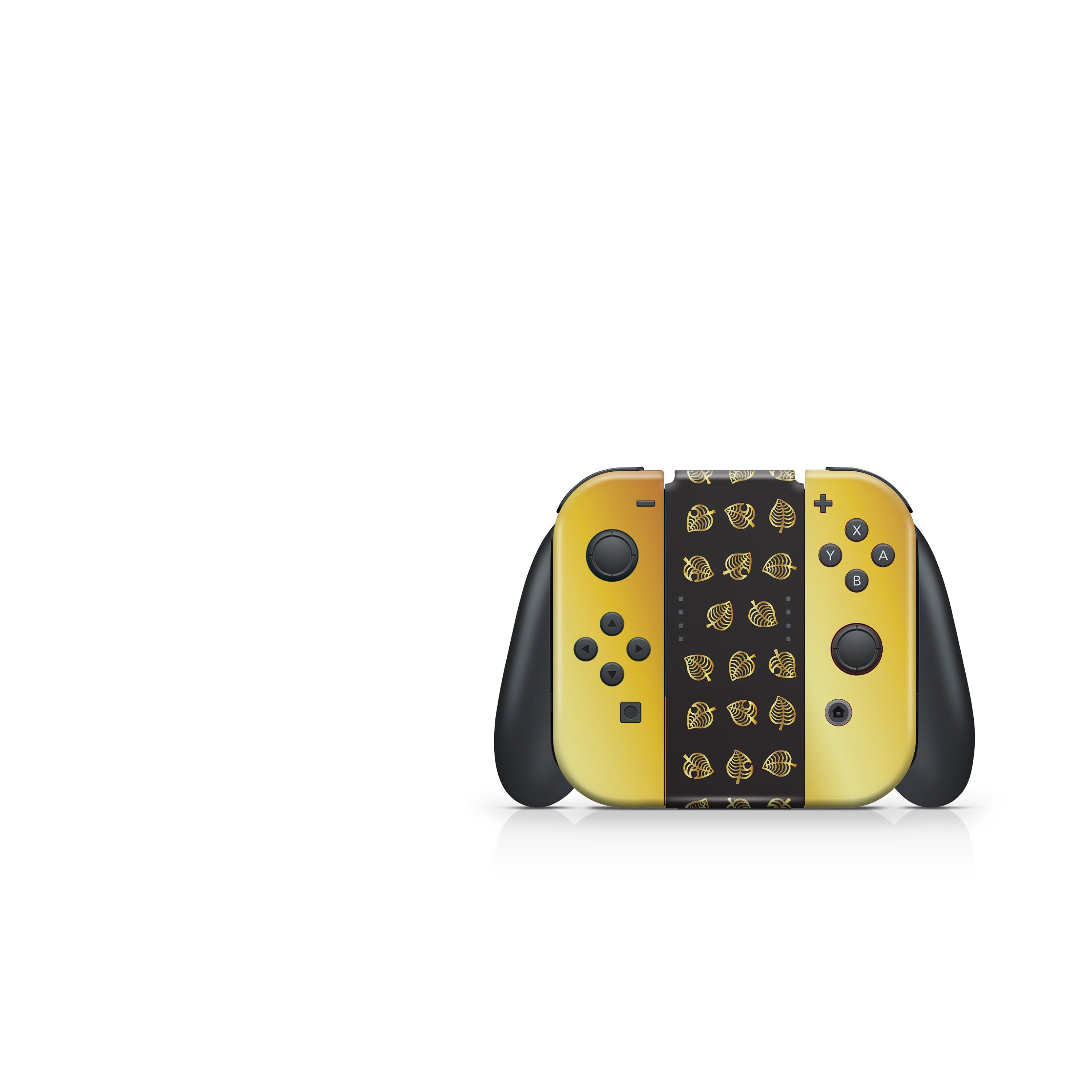 nintendo switches skin, gold leaf skin, Black gold prestigious skin Full wrap Cover decal Vinyl 3m