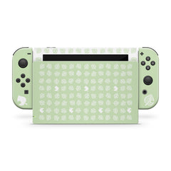 nintendo switches skin, leaf Switch skin, green leaves skin Full wrap 3m