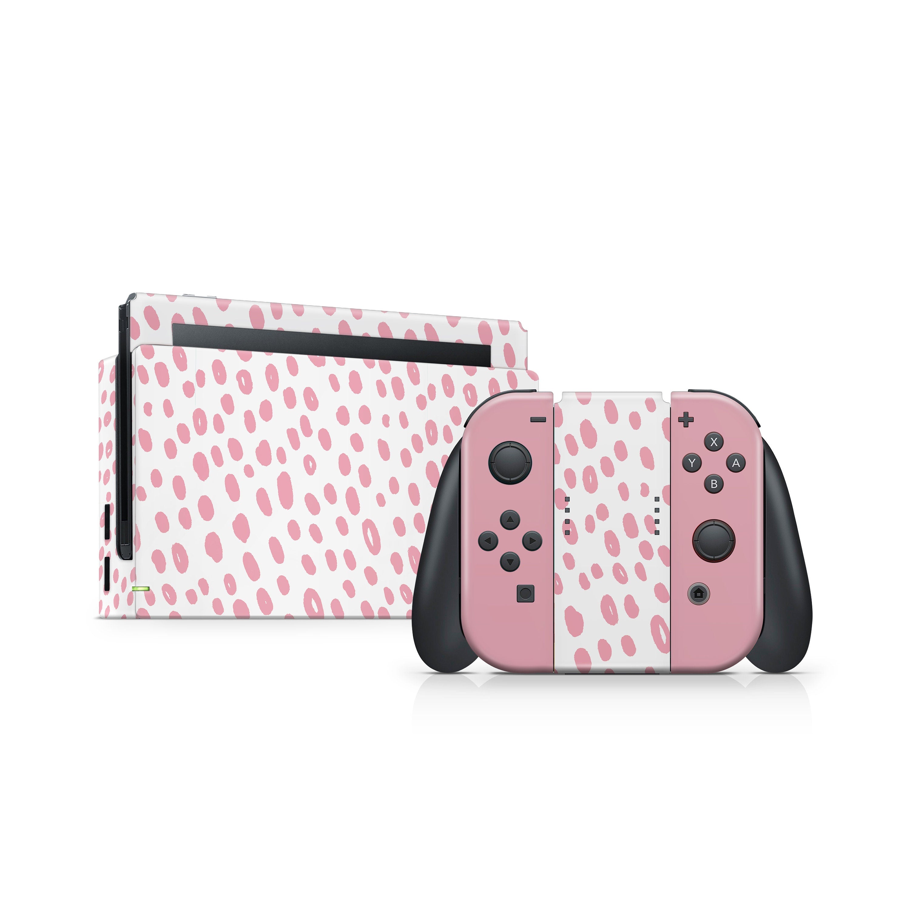 nintendo switches skin Pink, Leopard switch skin, Full wrap 3m Cover