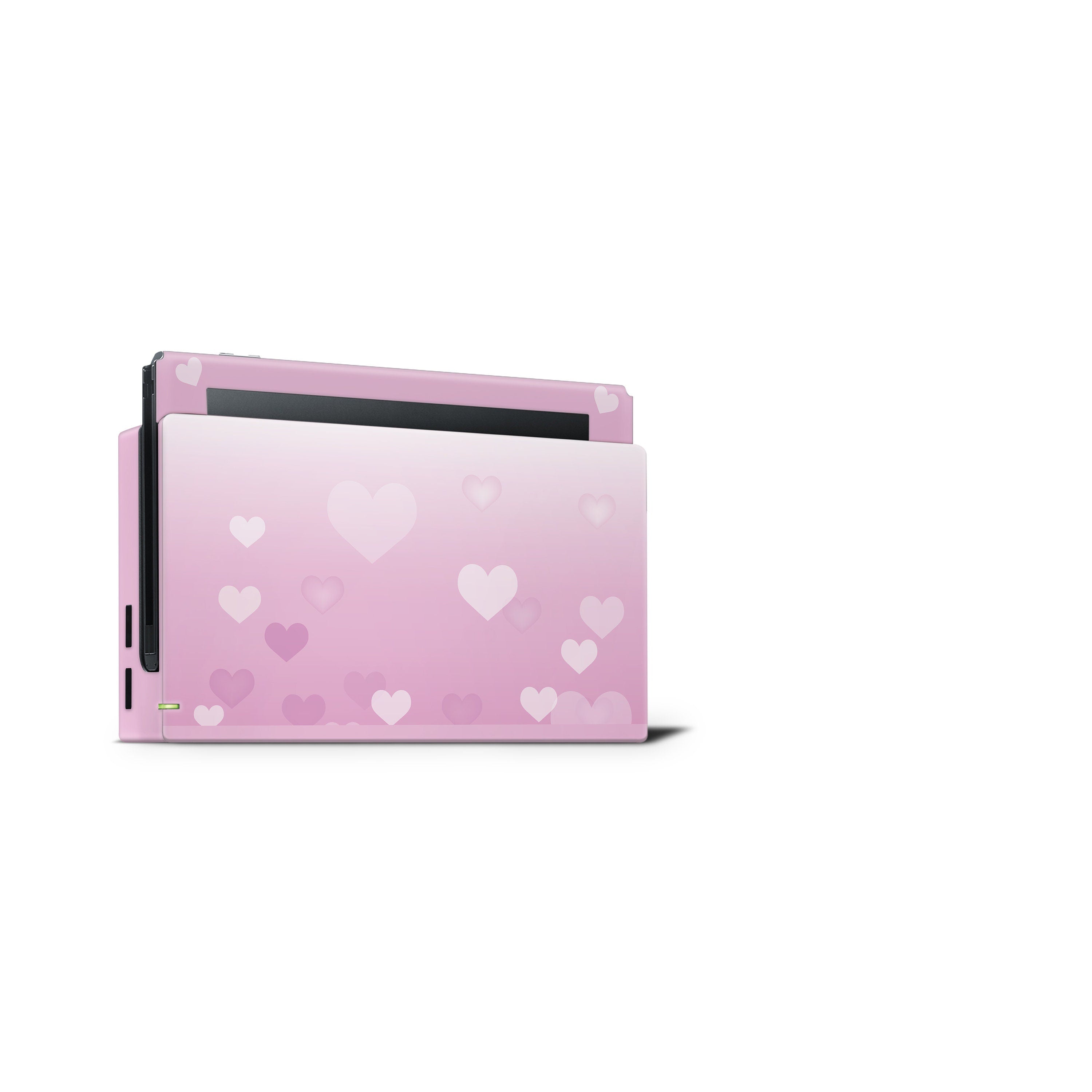 Hearts nintendo switches skin, Hearts pink switch skin pastel  3m