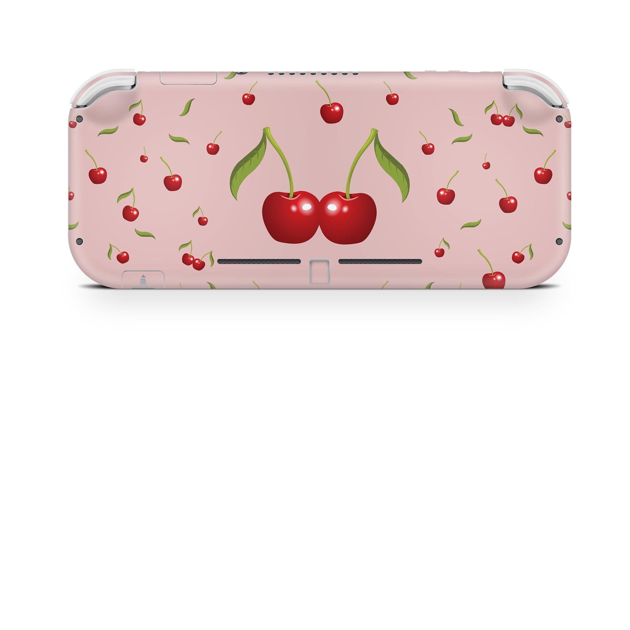 Cute Cherries Nintendo switch Lite skin, Fruit switch lite skin pastel pink Full cover 3m