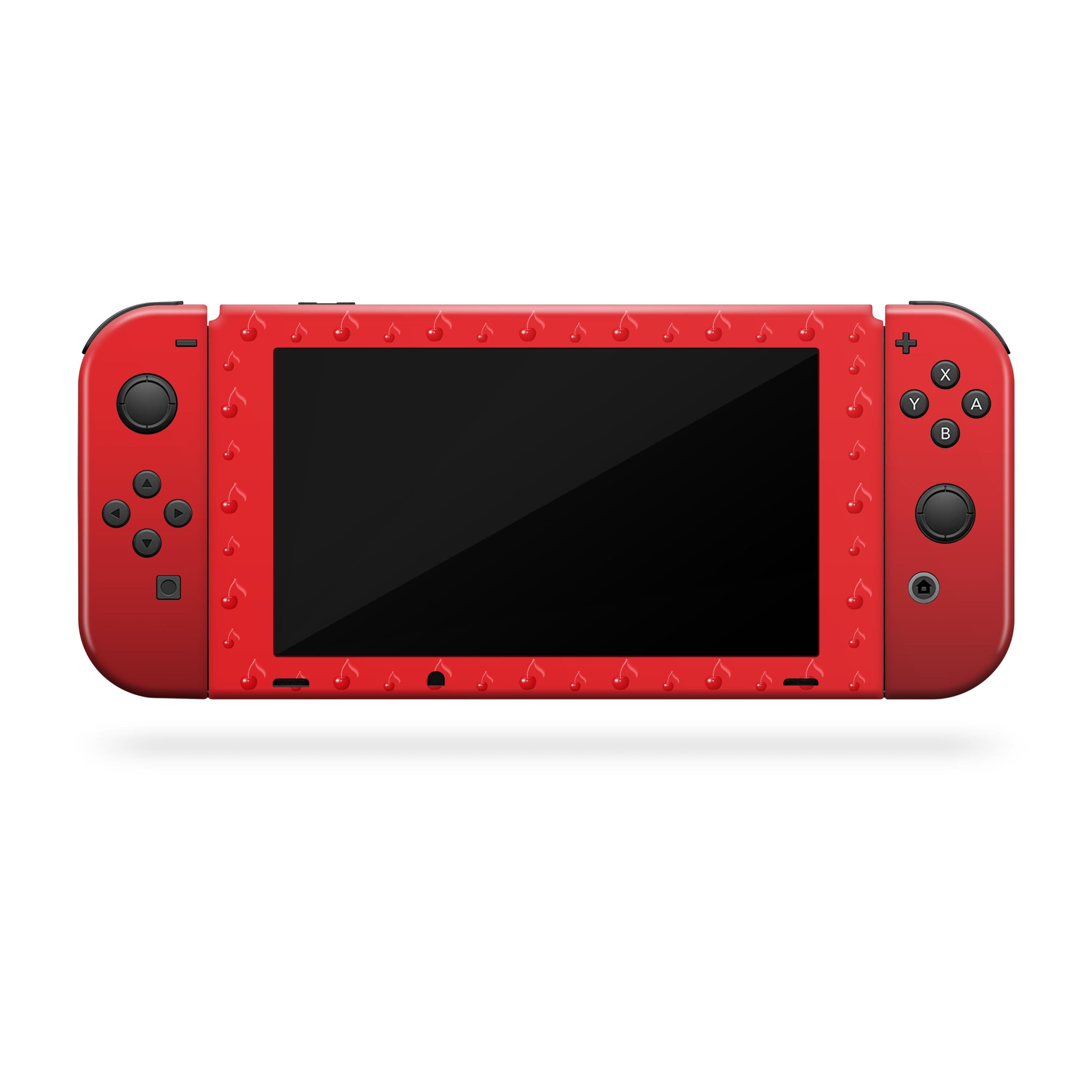 Nintendo Switches skin Cherries ,Pastel red switch skin Cute Full cover 3m