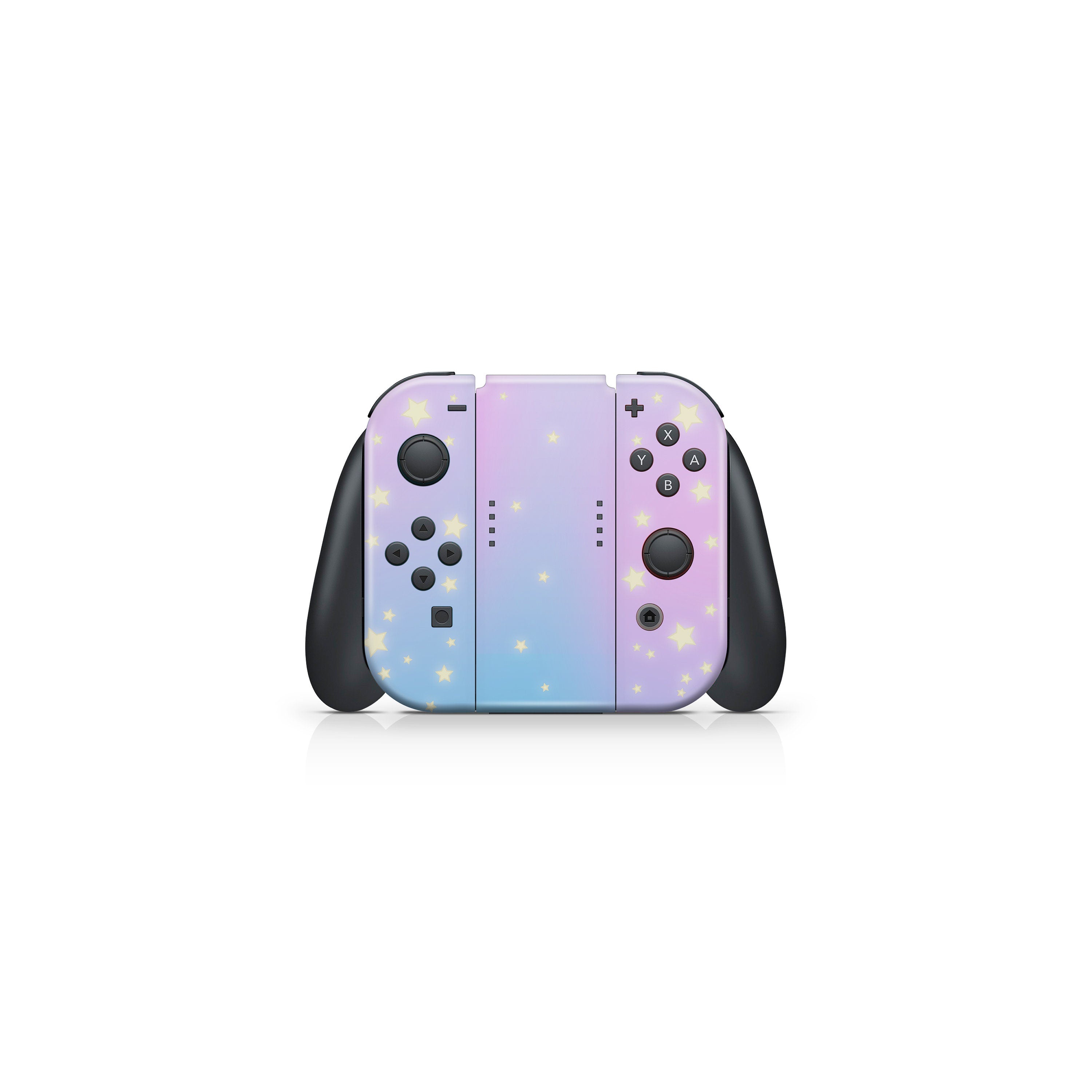 nintendo switches skin Clouds, Pastel Starry blue Sky switch skin moon Full wrap 3m