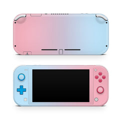 Nintendo switch lite skin Duo color, Pastel pink, Baby pink, Turquoise, Navy blue, and more