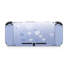 Clearance 70% sale - Blue nintendo switches skin, Hearts switch skin pastel 3m