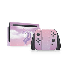 nintendo switches skin unicorns, Pastel pink switch skin, Rainbow Full wrap 3m