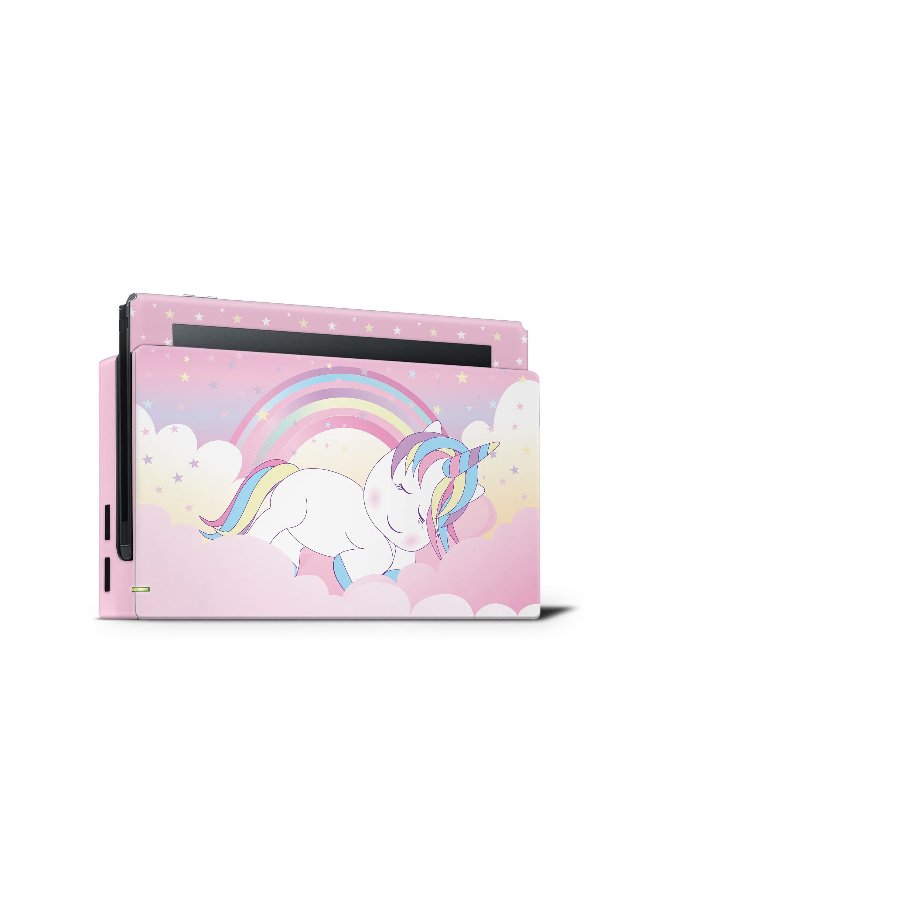 nintendo switches skin Pastel pink, Baby unicorn switch skin, Rainbow switch skin Full wrap 3m