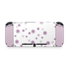 nintendo switches skin flowers, purple pastel switch skin Full wrap 3m