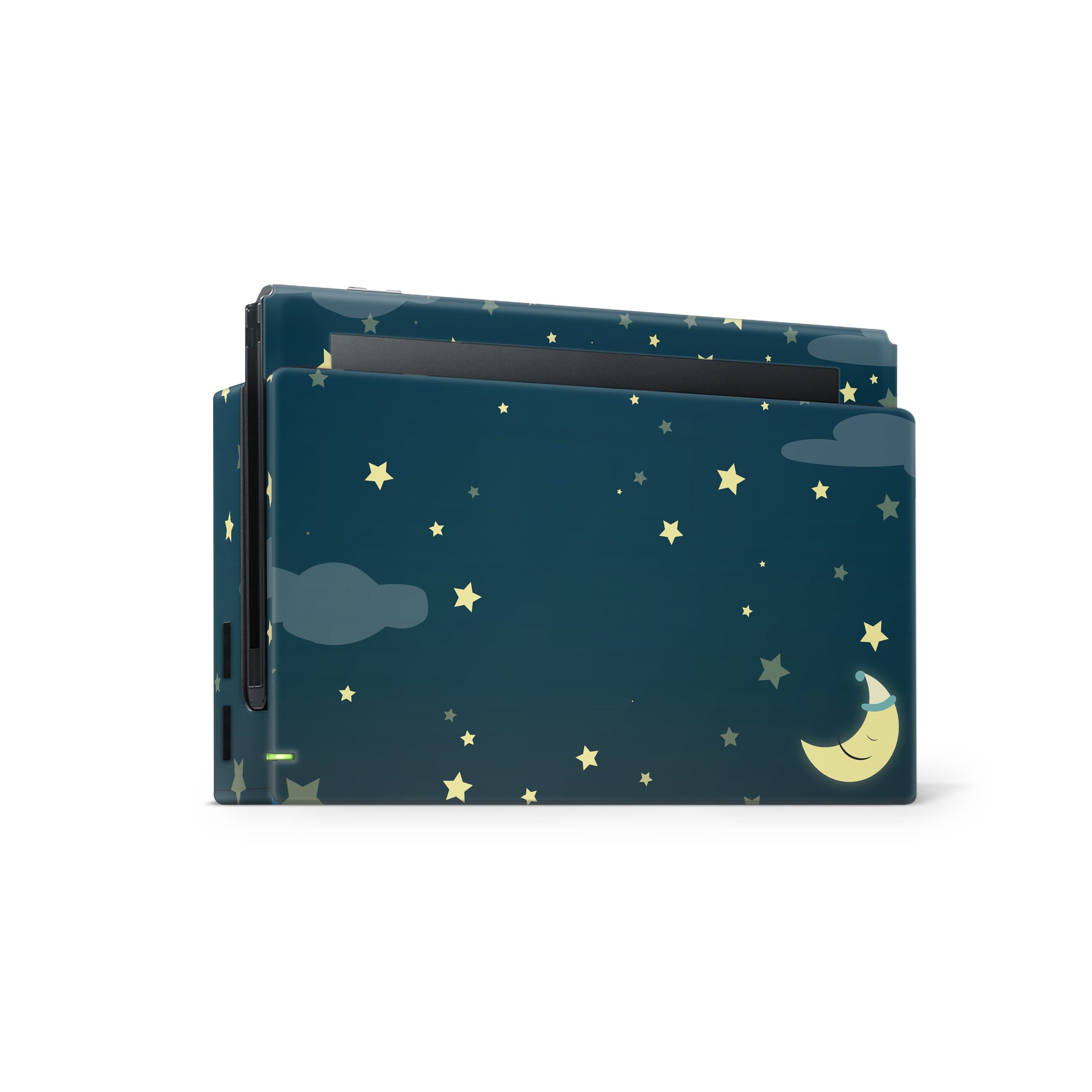 Clouds nintendo switches skin, Dark Blue Sky switch skin moon Full wrap 3m