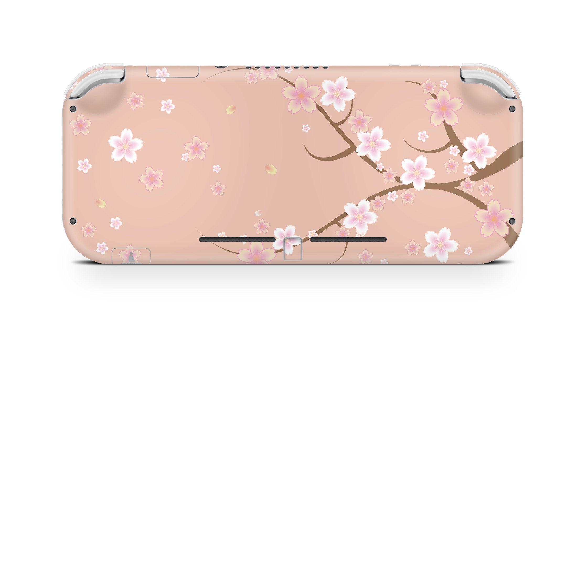 Nintendo switch Lite skin Beige, Flowres sakura switch lite skin Full cover 3m