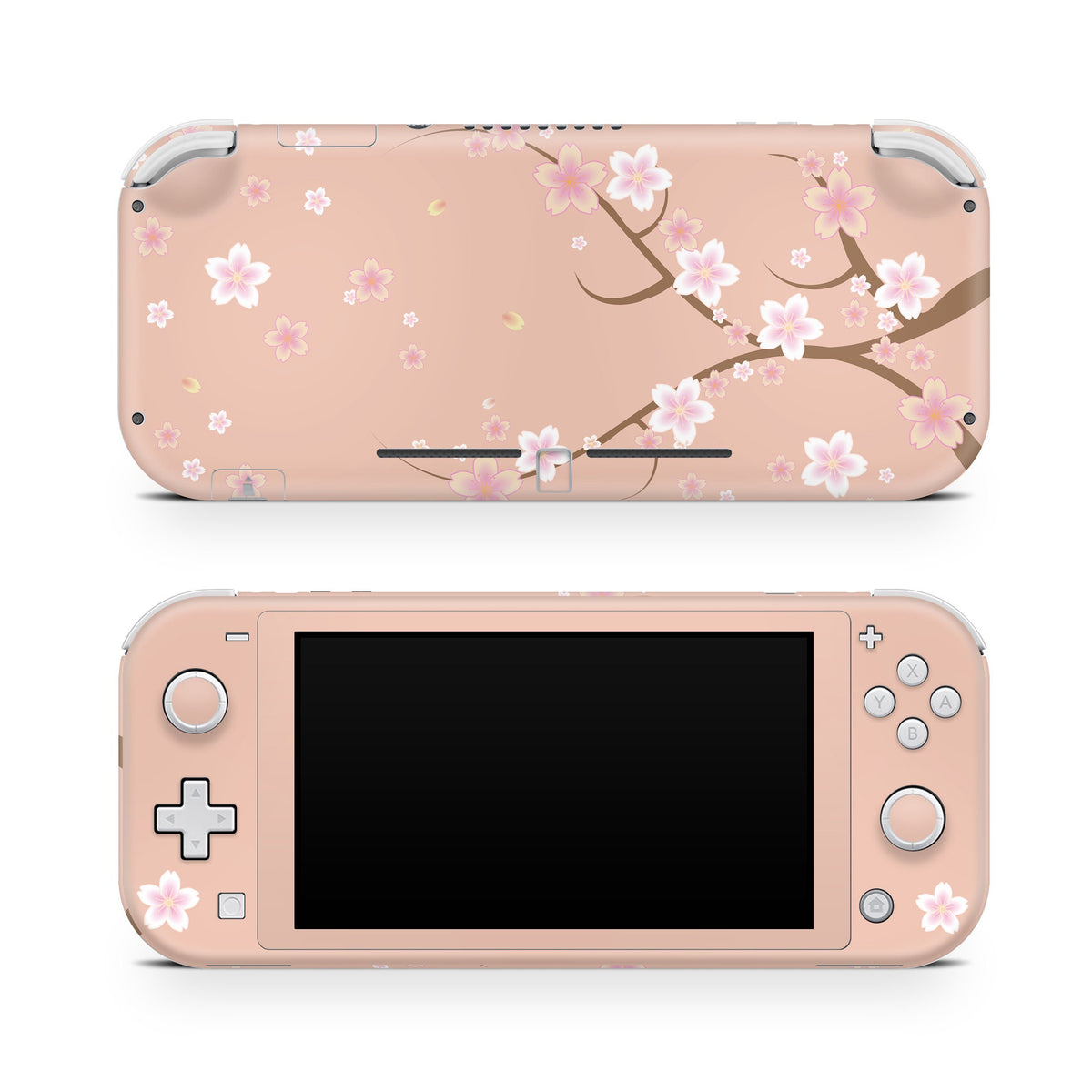 Nintendo switch Lite skin Beige, Flowres sakura switch lite skin Full cover 3m