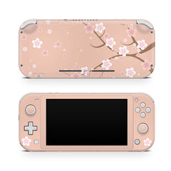 Nintendo switch Lite skin Beige, Flowres sakura switch lite skin Full cover 3m