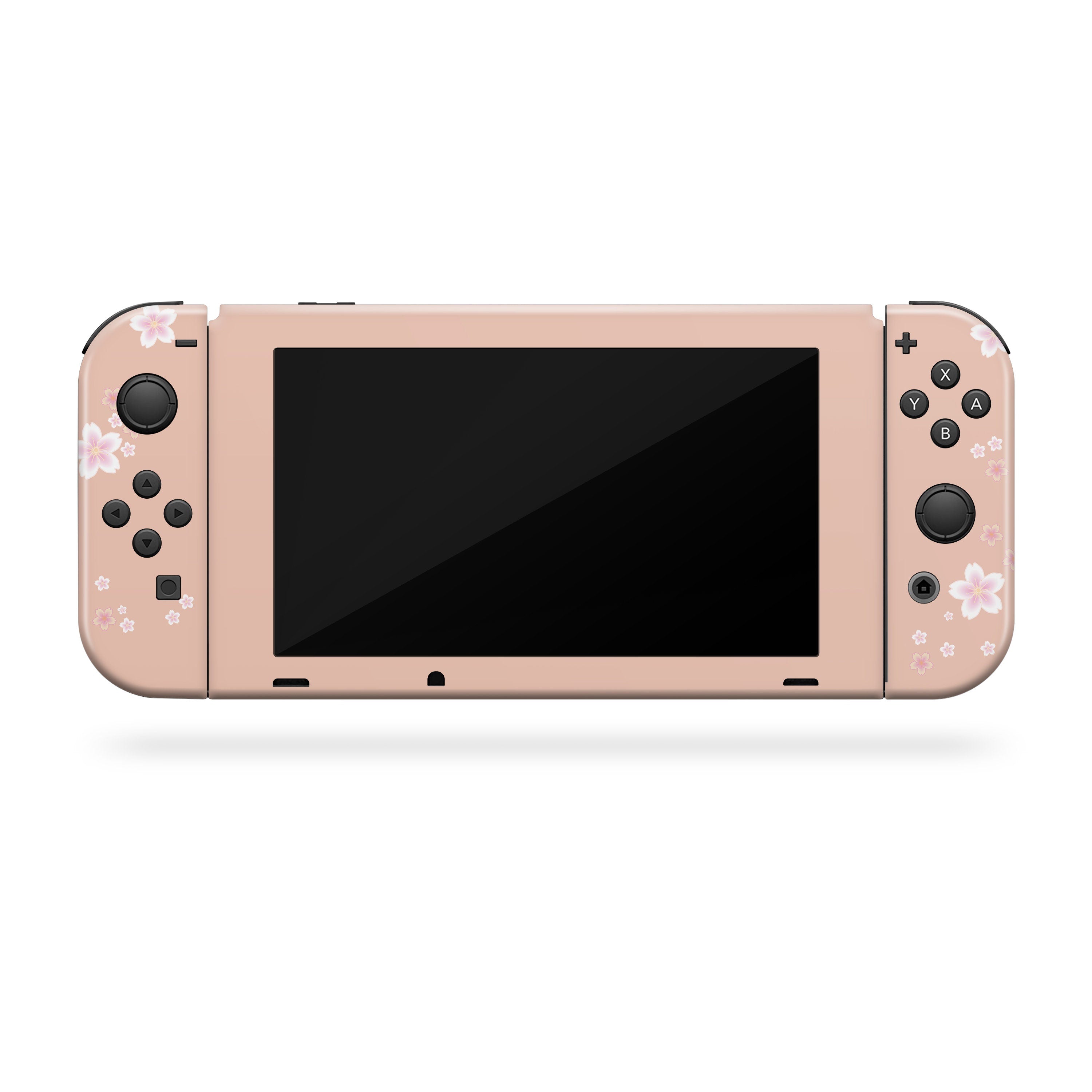 Sakura nintendo switches skin Beige, Flowres switch skin Full cover 3m