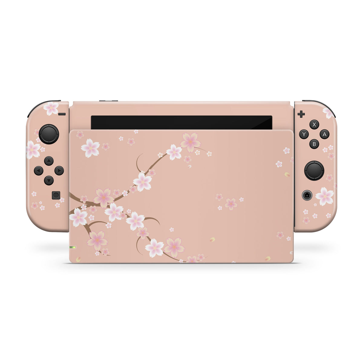 Sakura nintendo switches skin Beige, Flowres switch skin Full cover 3m