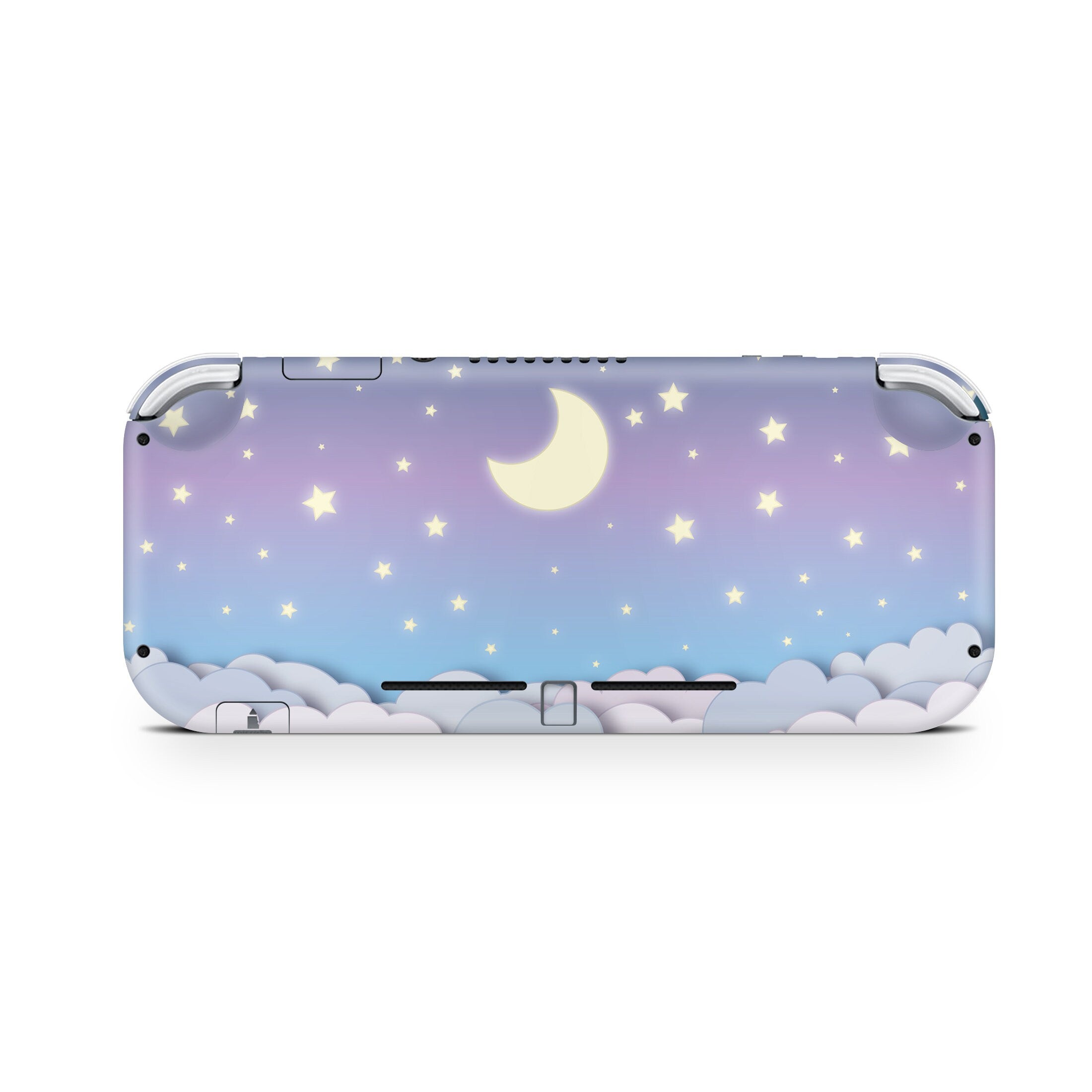 Nintendo switch Lite skin Clouds, Purple Starry Lunar Sky switch lite moon 3m