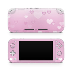 Nintendo pink switch Lite skin, Heart switch lite skin pastel 3m